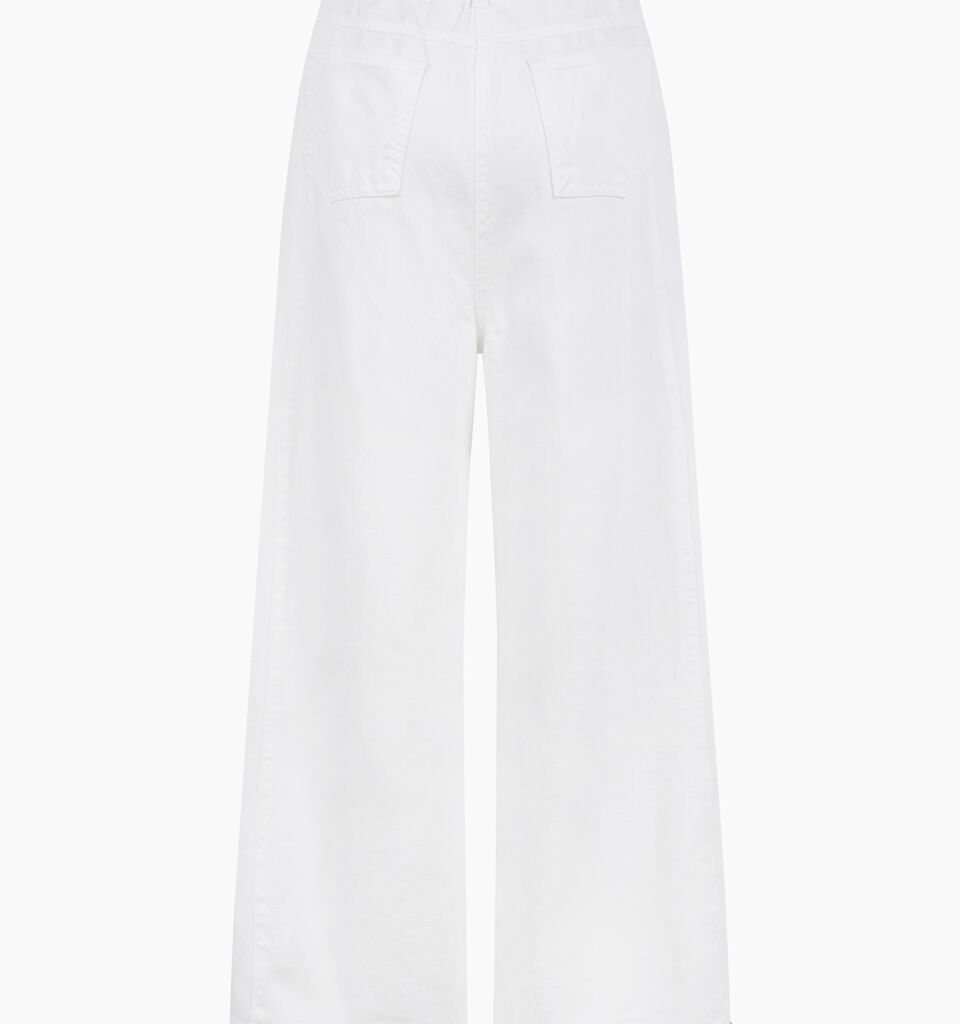 Pantaloni palazzo in denim color bianco - Palazzo - Bianco | Sisley K image number 2
